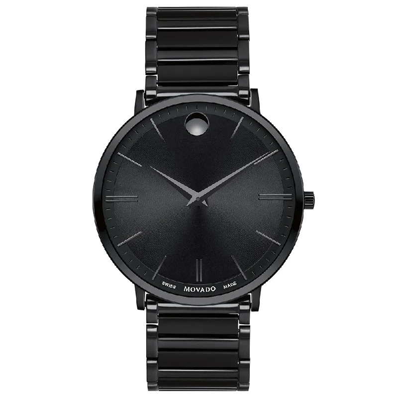 watches for men with extra-large face -MOVADO Men Ultra Slim - 607210