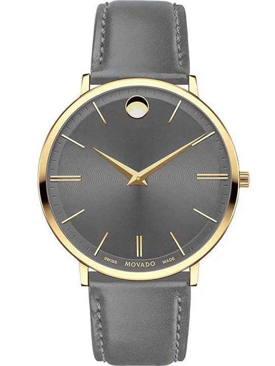 women’s watches with contemporary design -MOVADO Men Ultra Slim - 607376