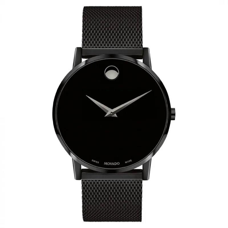 best automatic watches for women -Movado Museum Classic Black Dial Men 40mm