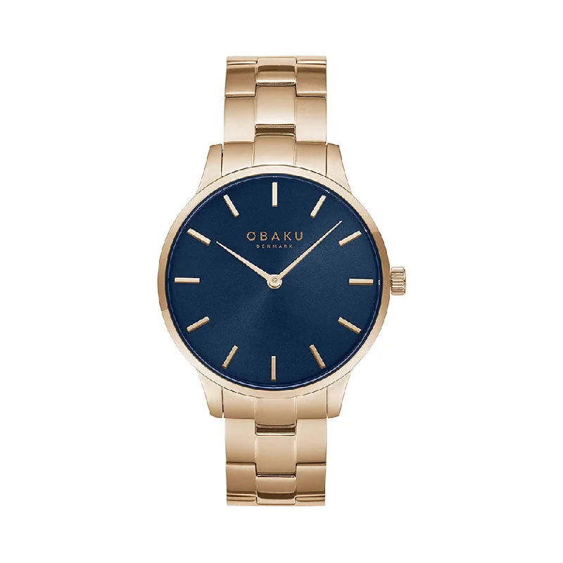 stylish women’s watches with modern aesthetics -OBAKU V247GXVLSV Lyng Lapis Analog Watch For Men