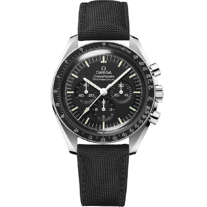 watches for women with a vintage design -Omega Moonwatch Professional Co‑Axial Master Chronometer Black Dial Men 42MM