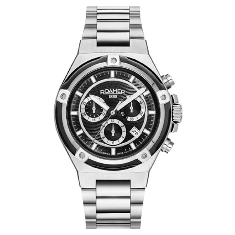 best sport watches for men with water resistance -Tempo Master Chrono Black Dial