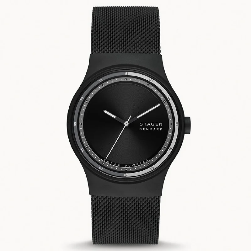 affordable watches for men with classic designs -Skagen Skagen Sol Black Dial Men 40mm