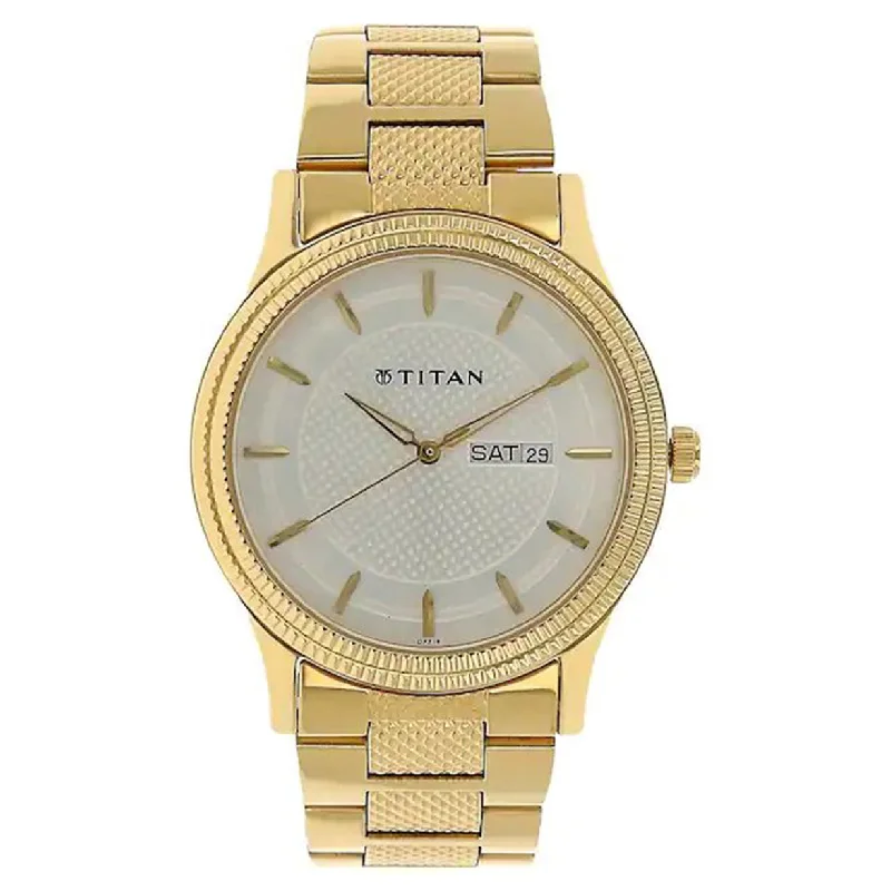 women’s wristwatches with modern minimalist design -Titan Quartz Silver